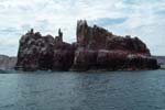 Beautiful rock formations loaded with sea lions & bird poop