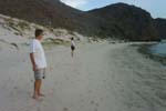 Jon and Sue on the beach at Balandra